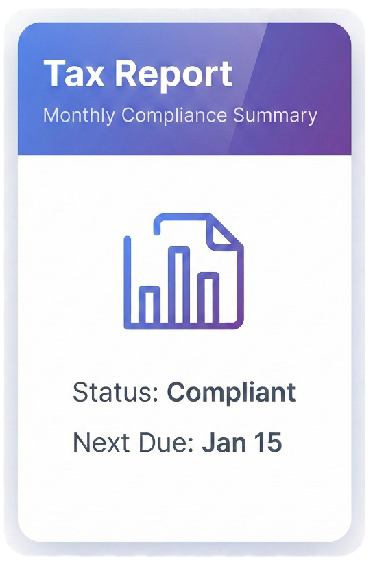 Tax Compliance Card
